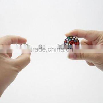 Retractable ID Badge Holder Crystal Decorative Lanyard Rhinestone Lanyard Strap photo-2