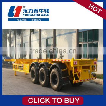 Block assembly 4axle low bed semi trailer