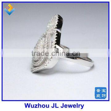 Crown Hollow Shape With AAA Cubic Zirconia Stone 925 Silver Party Rings photo-4