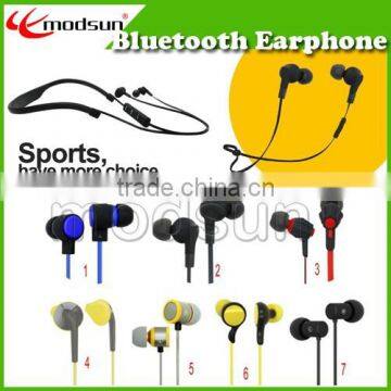 High Quality Bluetooth Earphone,Fashionable Design Sport Earphones with mic