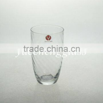 Wholesale Handmade clear Glass water tumbler cup