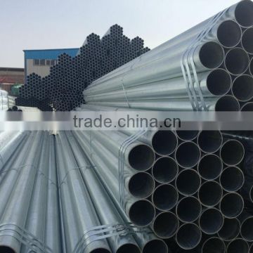 Zinc coated erw welded steel pipes