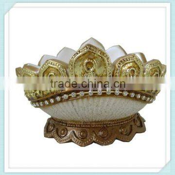 Elegant Decorative Polyresin Fruit Dish