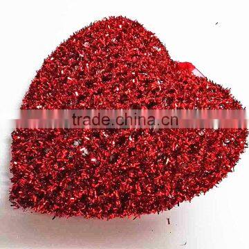 red heart shape wedding and party Christmas decoration