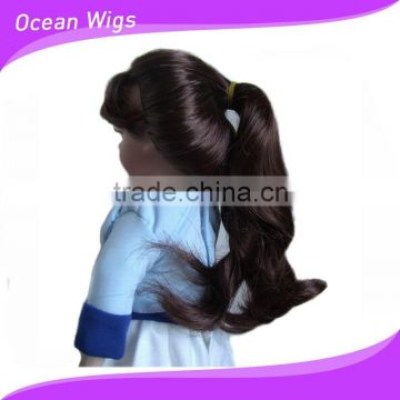 kanekalon fiber doll wig