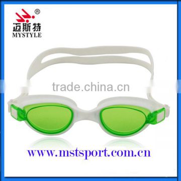 Durable waterproof silicone swimming goggles quality