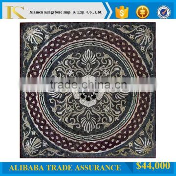 Chinese water jet marble medallion for living room in stock