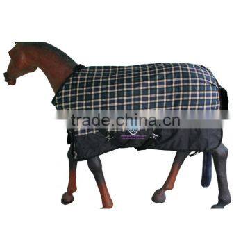 Turnout Rug Beige/B.grn/Nvy/Blk 220 GSM 600D