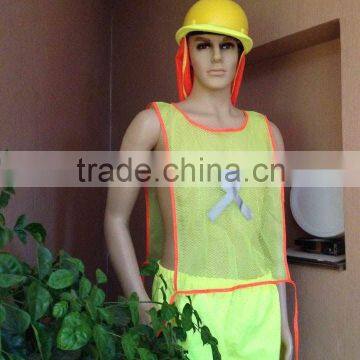 Cheapest Middle East 60gsm Mesh Safety Vest for Man and Kids