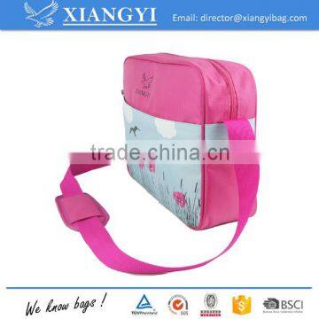 Flower, Birds, Shoulder Bag, Messenger Bag ,school Bag, 1680D photo-2