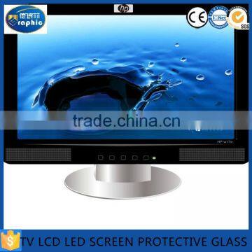 Clear Flat Edge LCD/LED/TV Display Screen Glass photo-5