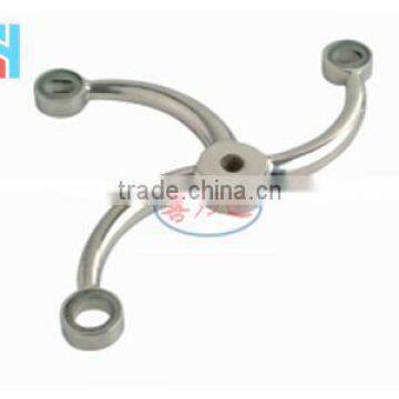 304 316Stainless steel spiders for glass curtain wall fixing system rotary three-arm 250 spider