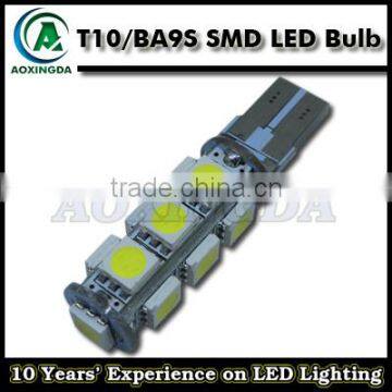 T10 194 wedge 13 SMD 5050 LED bulb with PCB base