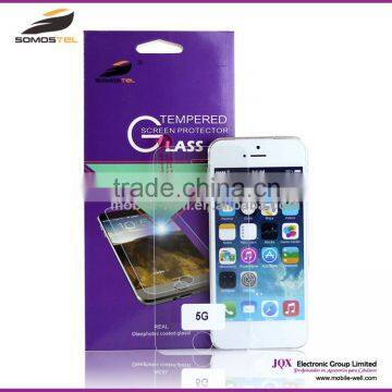 [Somostel] Best cellphone accessories 0.33mm thickness for iphone 5 5c 5s tempered glass screen protector