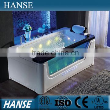 HS-B002 Nice simple soaking massage small asymmetric bathtubs for bathroom