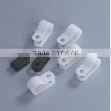 Free sample R type circle plastic electric cable clip