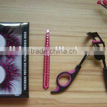 Professional False Eyelashes 3 Piece Tools Kit