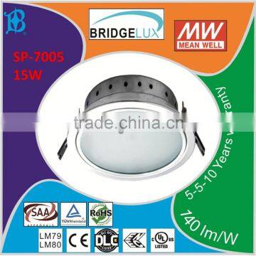 high quality solar led recessed ceiling light ROHS CE 2 years warranty