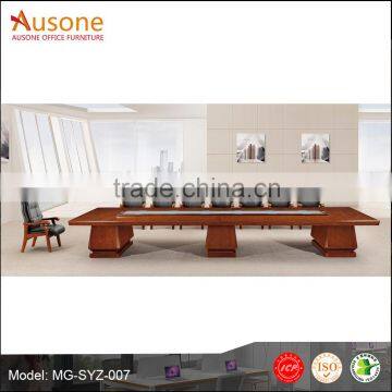 Classic Plaint Wood Veneer Furniture MDF Board Meeting Table photo-1
