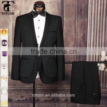 New Products 2016 European Style Direct Manufacturer Oem Factory Formal Wear Slim Fit Sky Blue Polyester Fabric Business Suits Quality Choice photo-3