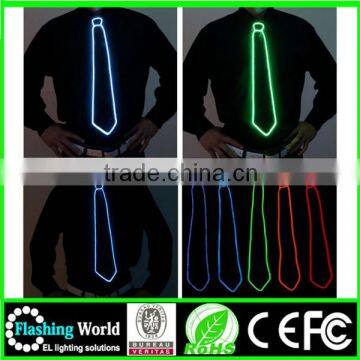 Music activated sound responsive tie/necktie with many kinds of models