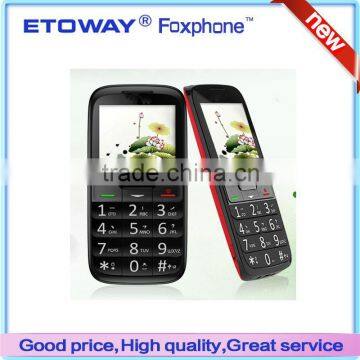 torch light dual sim card mobile phone for elder