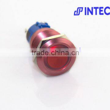 19mm metal switch, red metal switch, LED and Momentary switch