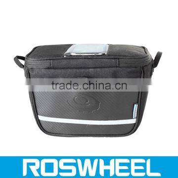 Wholesale high density waterproof bicycle travel handlebar bag with high density fabric 11812