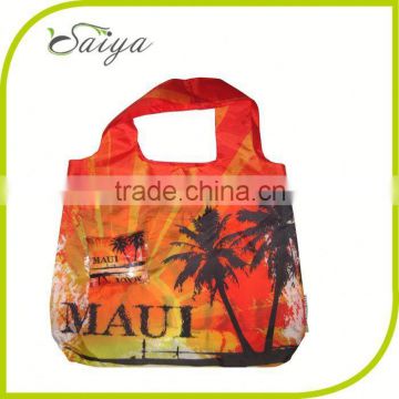 Printed quilted polyester bags