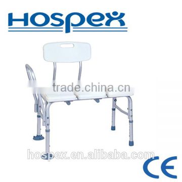 Aluminium Shower chair with detachable armrest