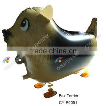 2015 different shape walking dog balloon wholesale animal shaped walking pet balloon