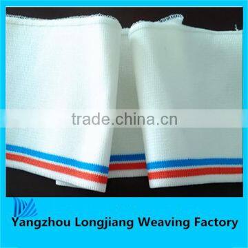 100% polyester yarn dyed flat knitting rib collar