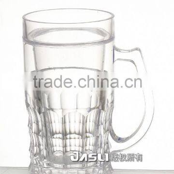 double wall plastic freezer mug with logo printing