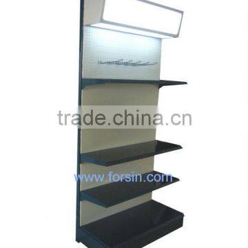 Metal Display Rack With Light Box