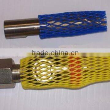 Colorful plastic protection sleeve net for metal parts