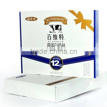 2016 Custom banana milk corrugated carton box