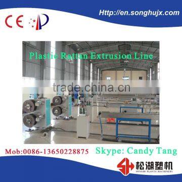 Plastic Imitation Rattan Making Machine photo-3