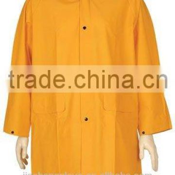 Yellow PVC/Poly Raincoat