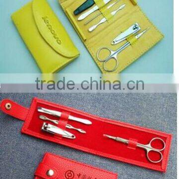 7pcs manicure set, nail clipper, scissor