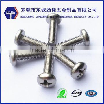 din standard stainless steel sus304 phillips m6 pan head machine screws