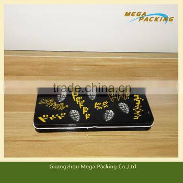 Full color printing tin pencil stationery box,pencil case