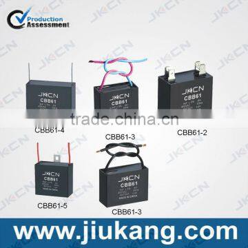 High Quality China Manufacturers cbb61 generator fan capacitor for sale