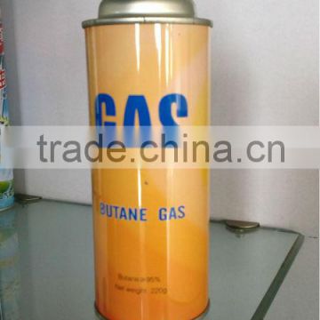 400ml 220g china butane gas cartridge / lighter gas cylinder / portable gas cartridge