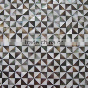 Chinese river shell mosaic black lip mother of pearl