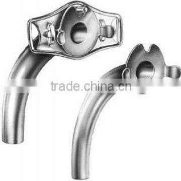 Chevalier-Jackson Tracheal Tube outer tube closed inner tube closed silver