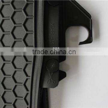 Black 5pc Rubber Floor Mat Car SUV All Season Mats Liner BPA FREE for Ix45 photo-4