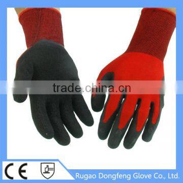 High Quality Knitted Latex Palm Coated Nylon Gloves For Glass Handling photo-4