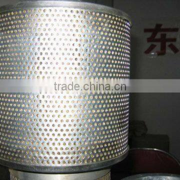 Expanded steel filter drain filter cloth