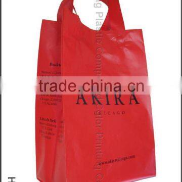 HDPE plastic shopping bag