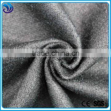 TC 60%polyester 40%cotton french terry knit fabric with coated for garment